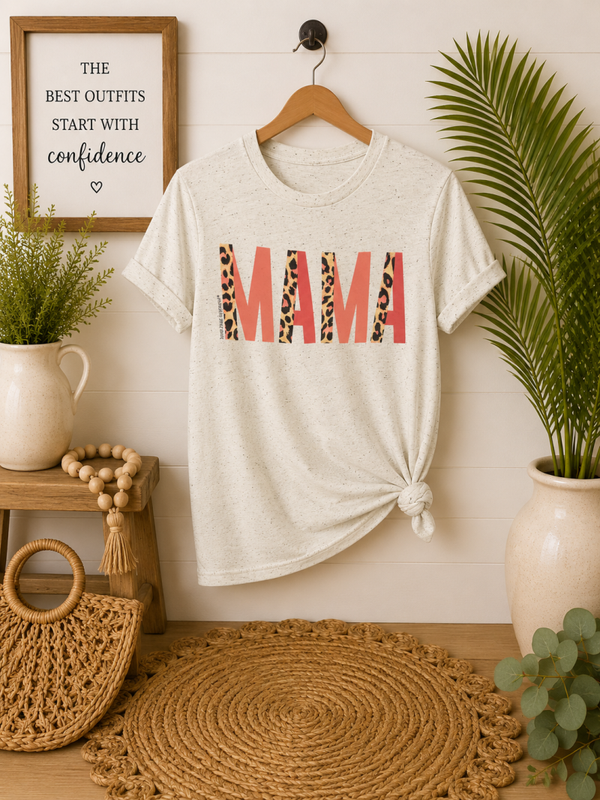 Mama heather oatmeal tee Size Medium