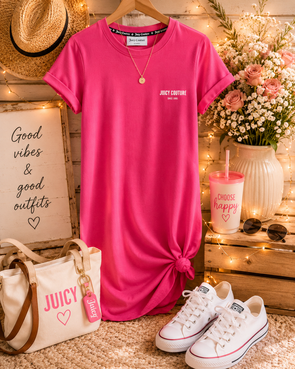 Juicy couture tee shirt dress like new Size Small