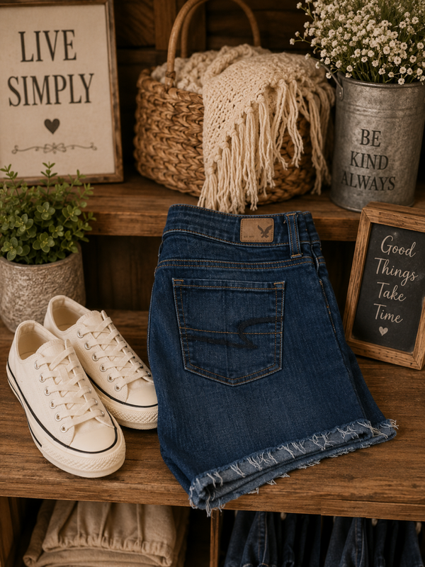 American eagle denim shorts Size 6