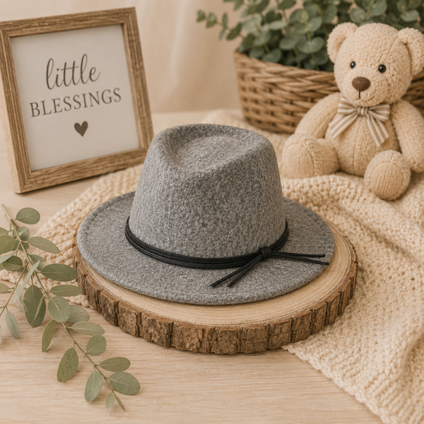 Cat & Jack grey cowboy hat Size 2-4T