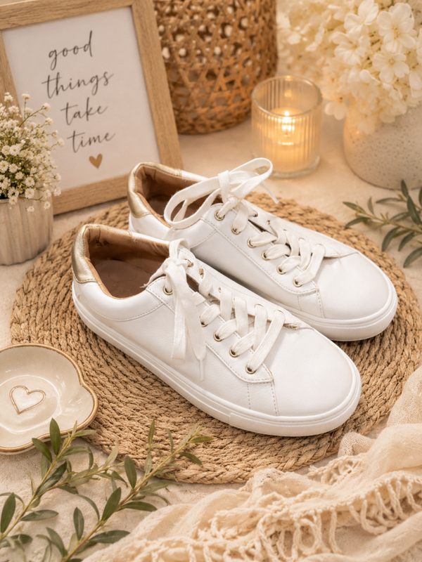 White loft sneakers Size 8