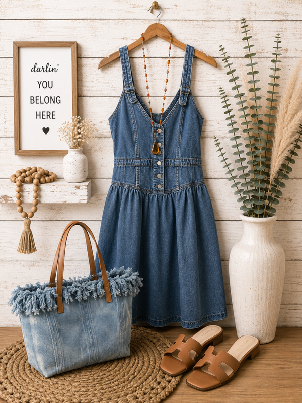 Universal thread denim dress Size 4