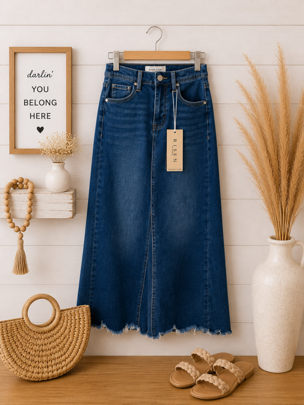 Risen Wide leg jeans with rag bottom Size 26/3