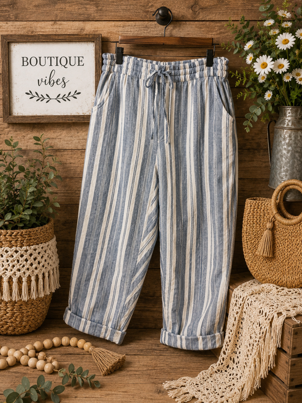 Perse linen capri Size 2XL