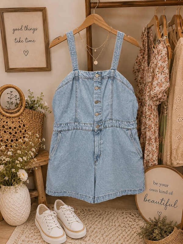 ANA denim jumpsuit Size Large