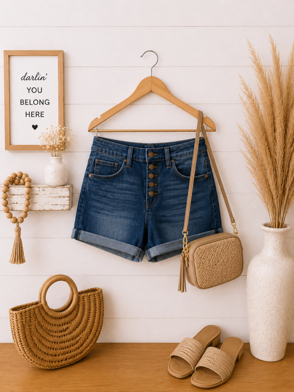 Judy Blue denim shorts size 28 like new