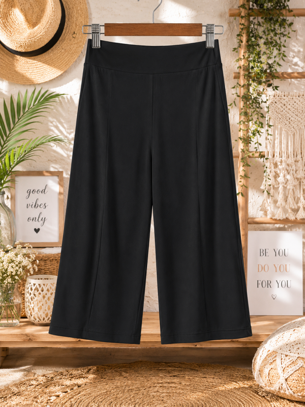 Black capri dress pants Size Large
