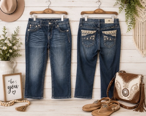 Miss me mid-rise capri Size 29 or  7/8