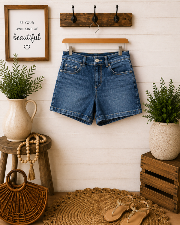 Merona dark wash denim shorts Size 2
