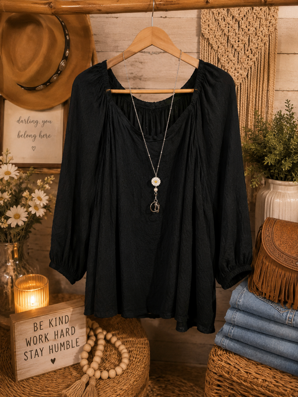 Ava & Viv black top Size 2XL