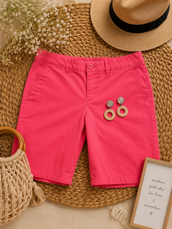 Gap coral khakis 9in Size 6