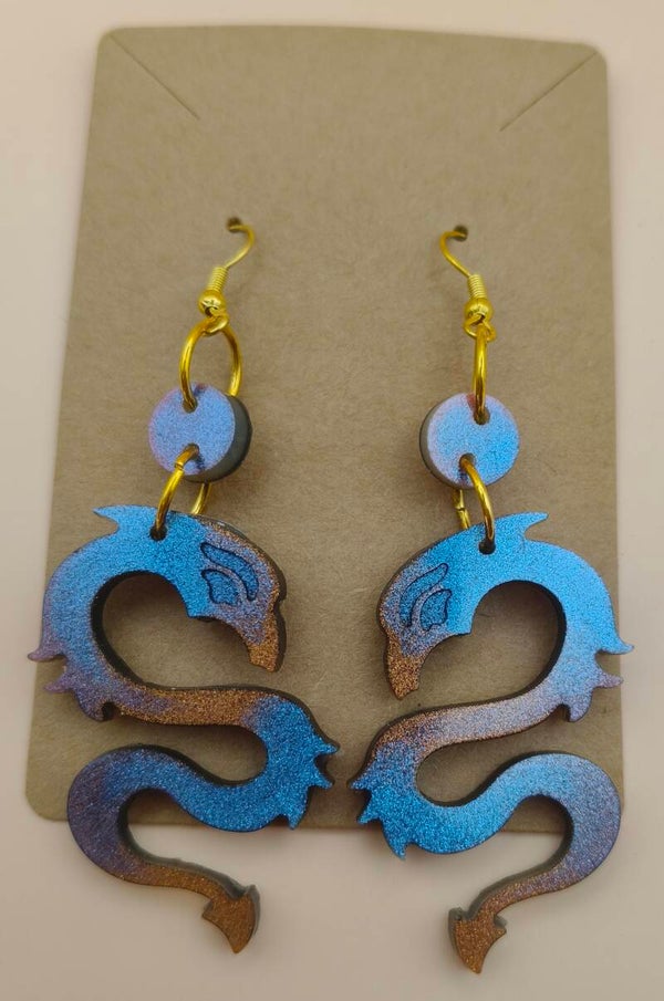 Dragon earrings