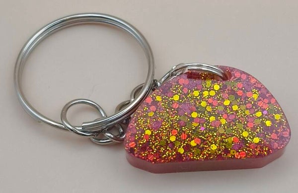 Small odd shaped keyring