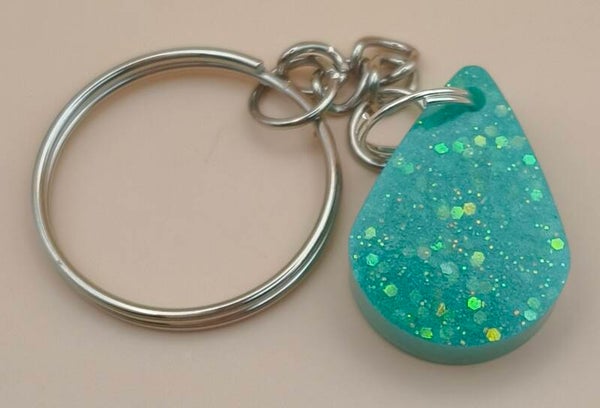 Tear drop keyring