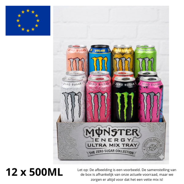 Monster Energy mix doos 12 bliken Ultra