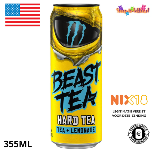 Monster Beast Tea Hard Tea Tea + Lemonade 6% 355ml