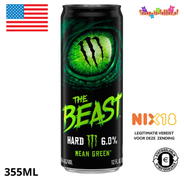 Monster The Beast Mean Green 6% 355ml