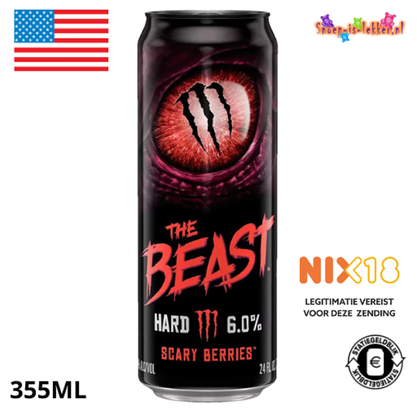 Monster The Beast Scary Berries 6% 355ml