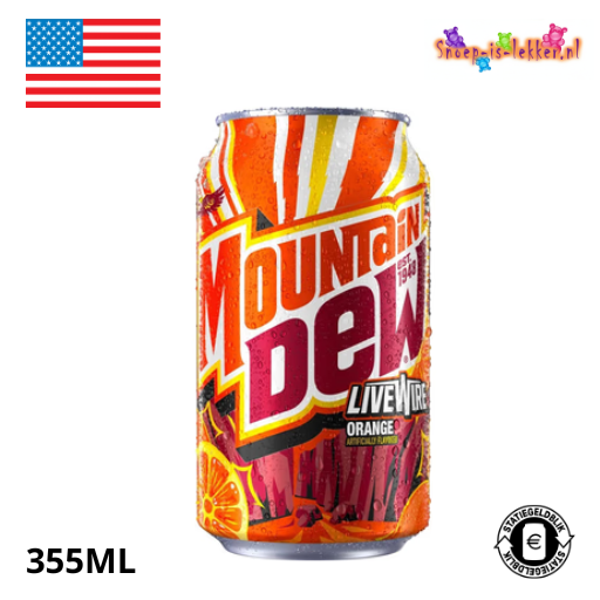 Mountain Dew LiveWire Orange 355 ml