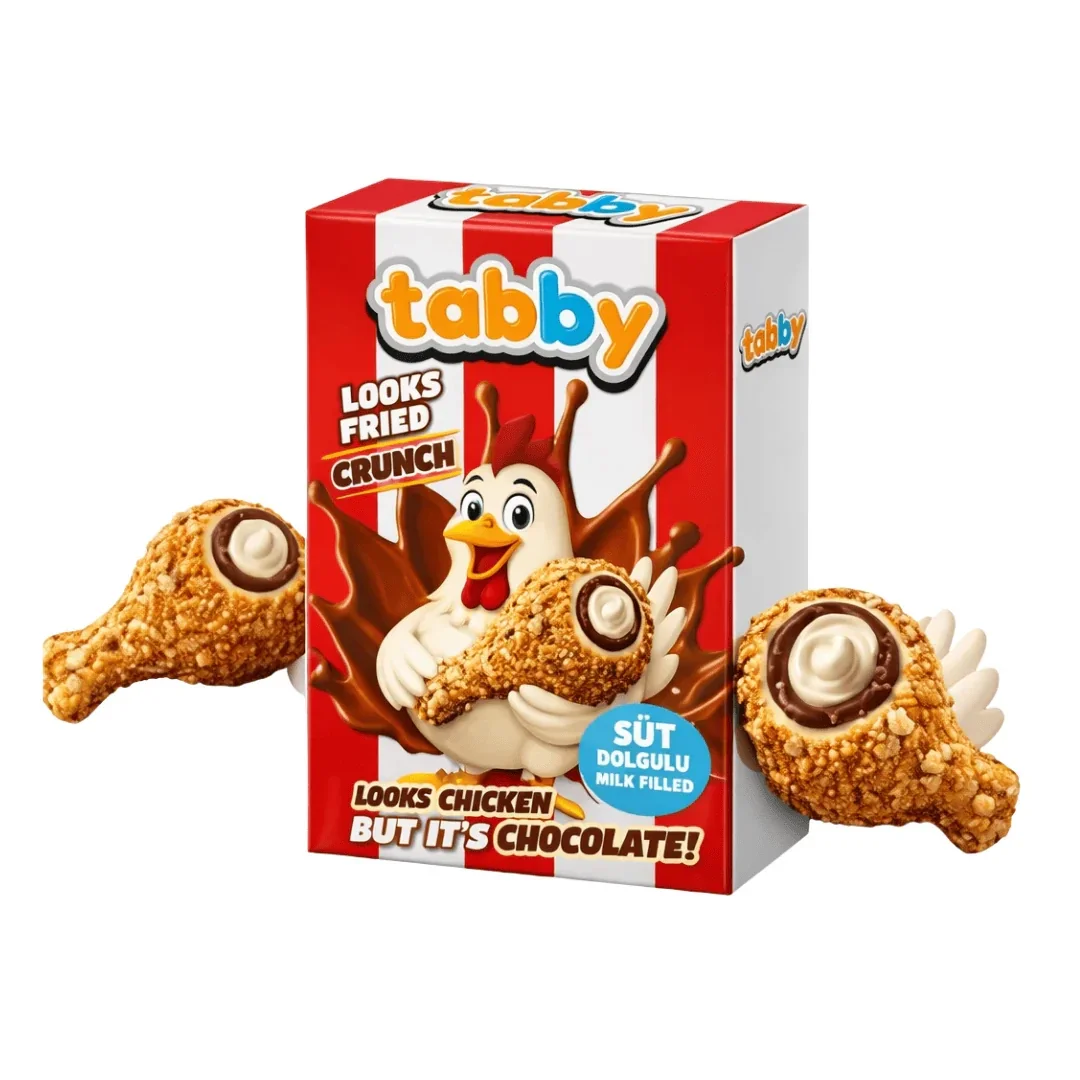 Tabby Chicken Chocolate 50 gr