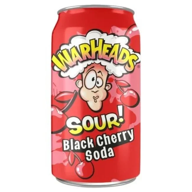 Warheads Sour Black Cherry  355ml