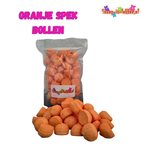 Oranje Spek Bollen 550Gr