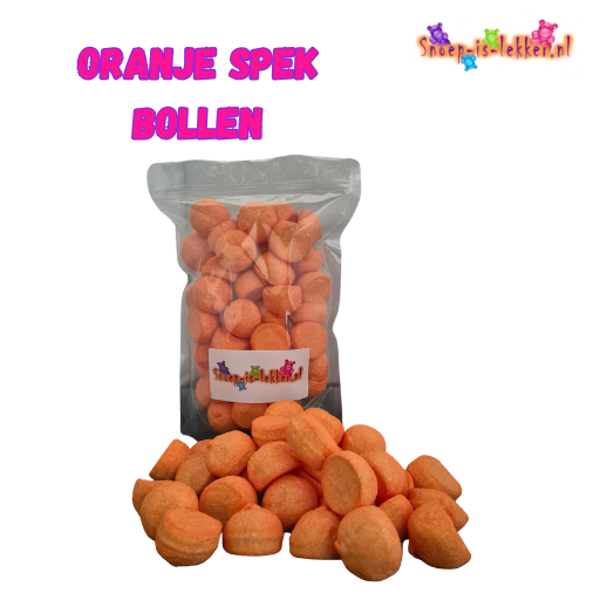 Oranje Spek Bollen 550Gr