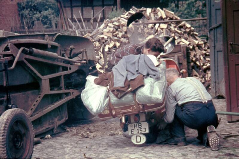 Das war er, der freundliche Handwerker. War es ein Fahrzeugbauer?