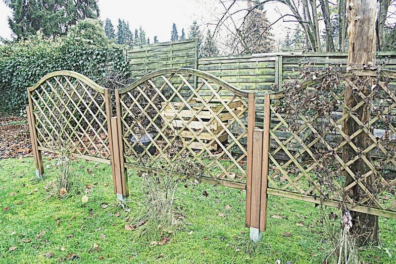 Klettergerüst und Sichtschutz