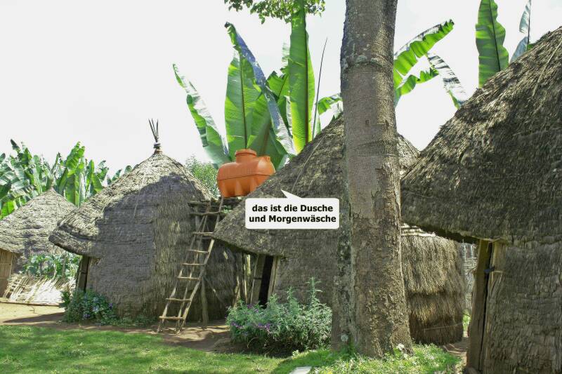 Übernachtung mit Morgendusche