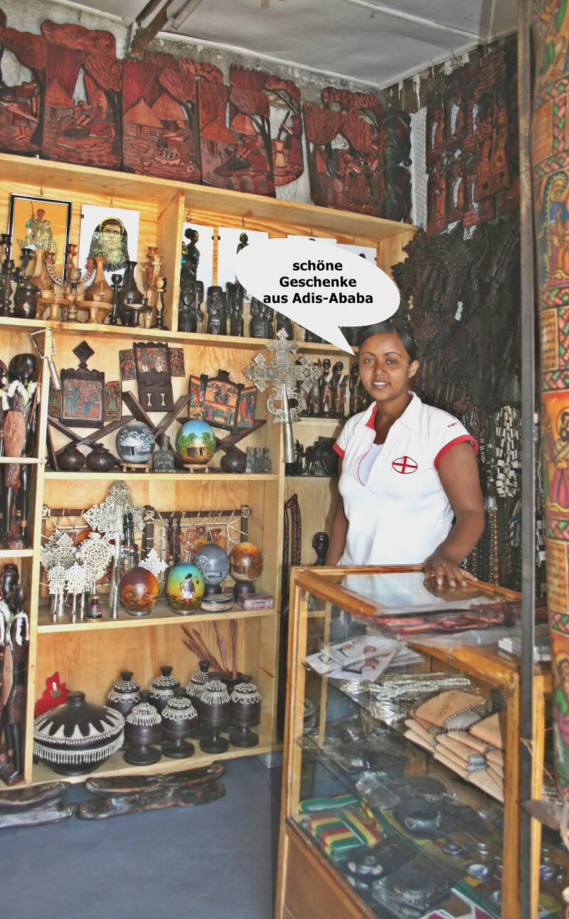 hier kaufte ich Souvenirs