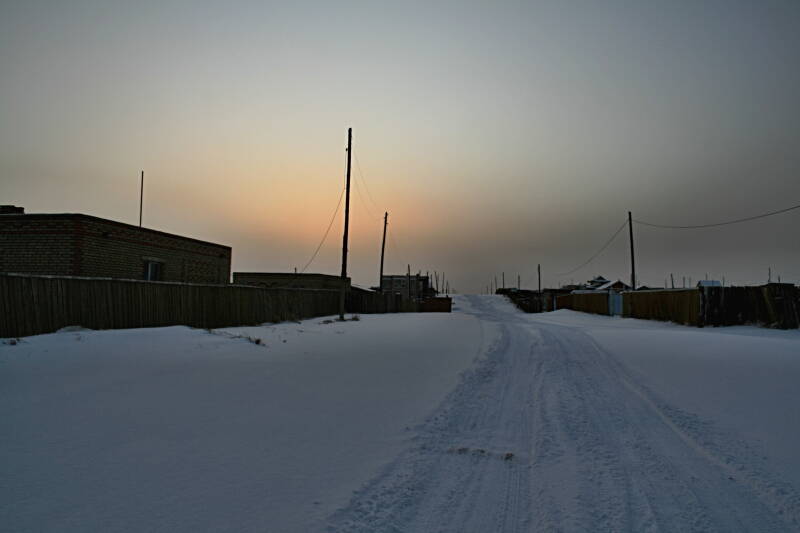 Plötzlich kam der Schnee