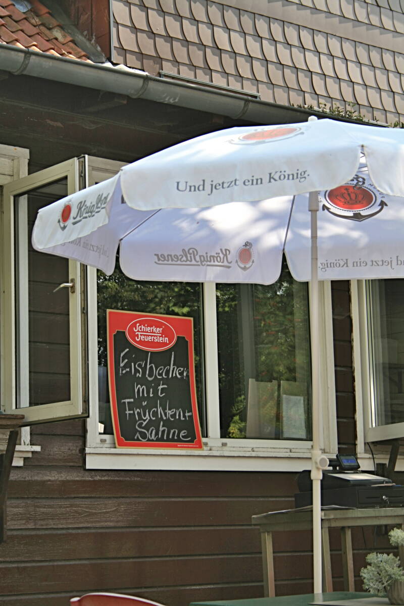 und zum Abschluss einen Riesenwindbeutel