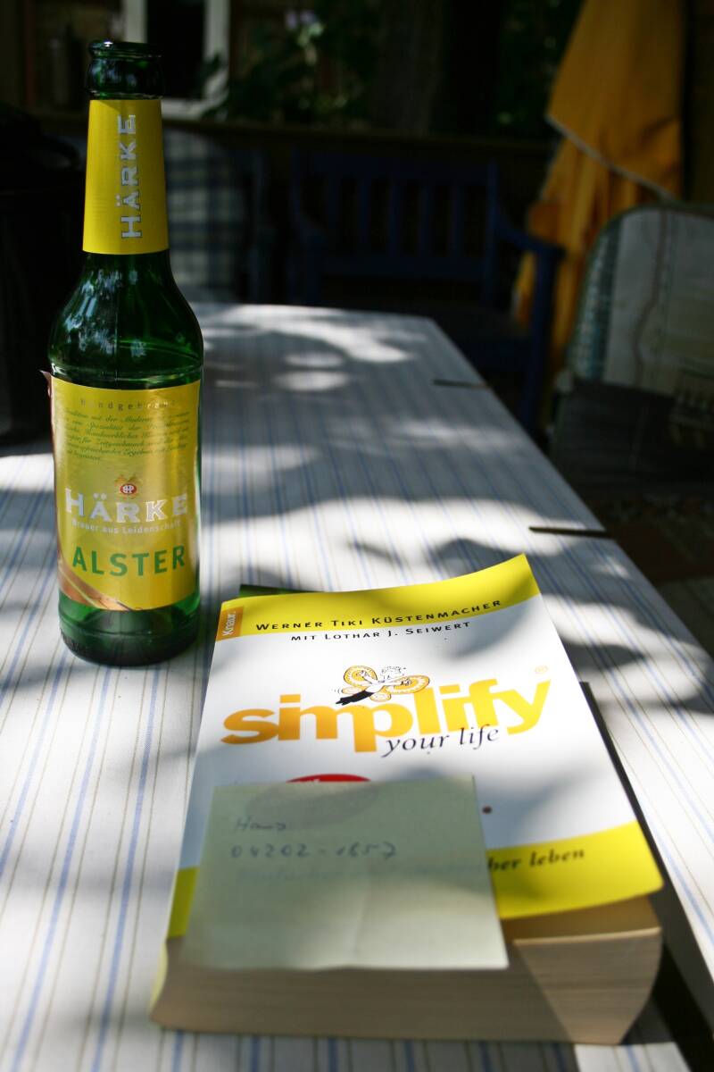 nach der täglichen Arbeit