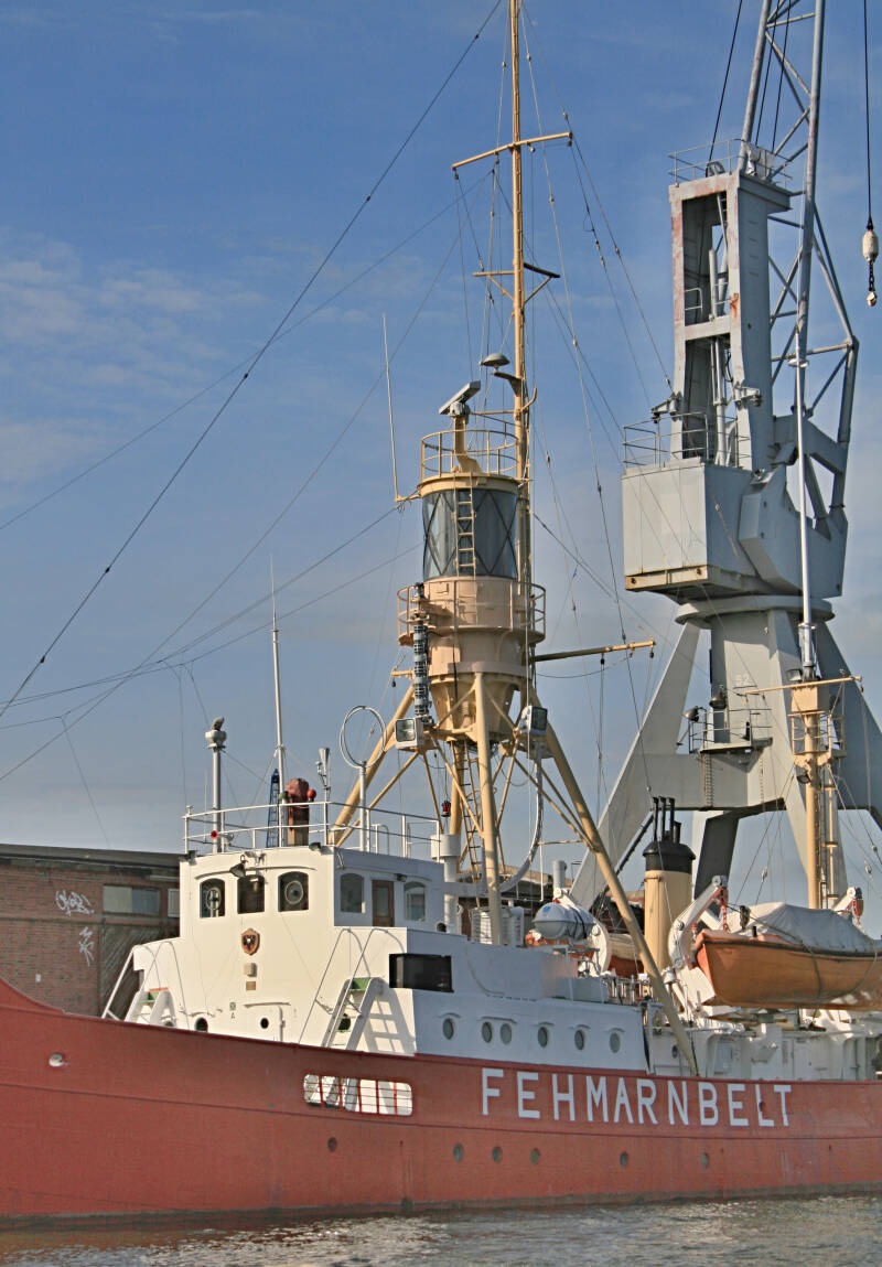  altes Leuchtfeuerschiff im Rentenstand