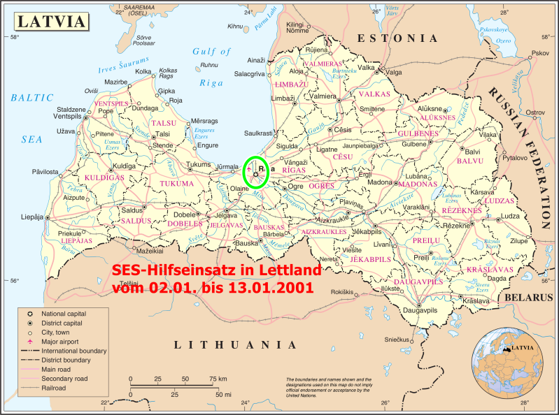 Lettland, das Land im Baltikum