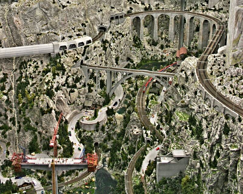 miniatureisenbahn in der Schweiz