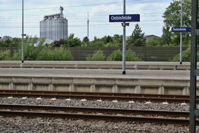 Nach der Wende, neuer Bahnhof