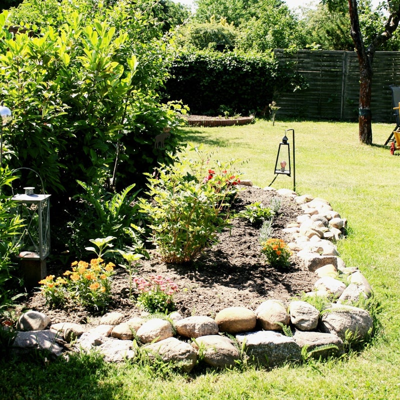 Die neue Rabatte im Garten