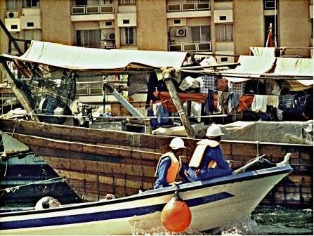 die Arbeit machen Pakistaner und Bengalesen