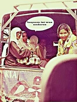 auch auf der Ladefläche 