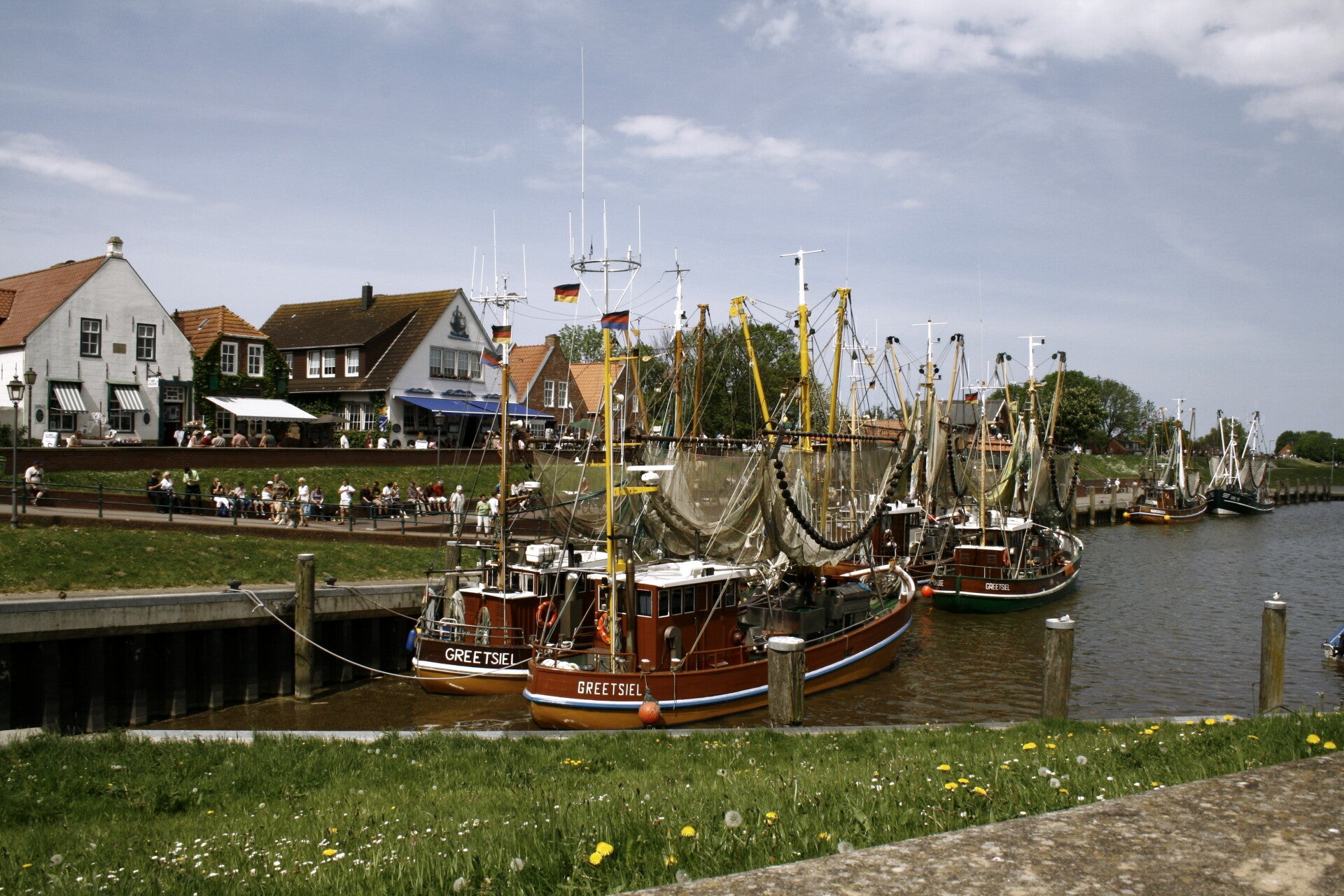 Fischkutter in Gretsiel