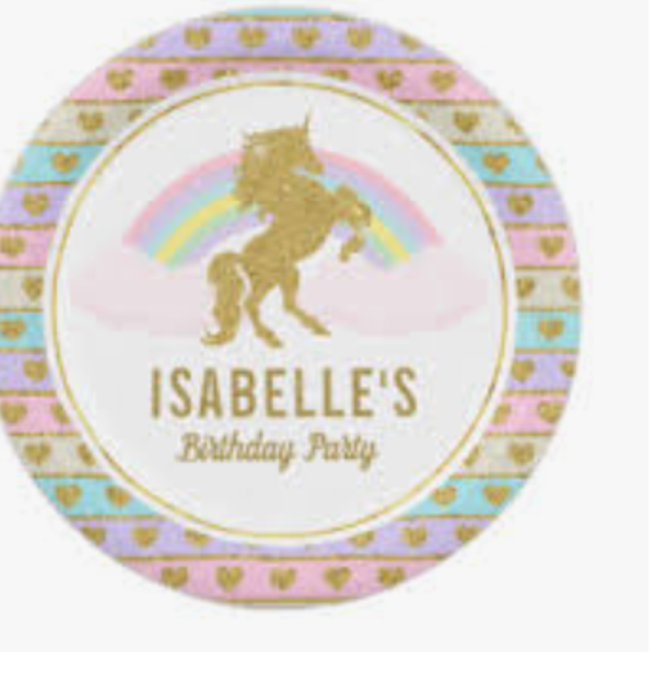 Unicorn kartonnen borden