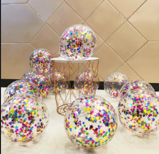 Ster Confetti ballonnen