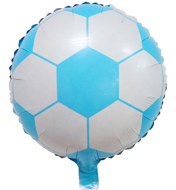 2x Folieballon XL Voetbal rood
