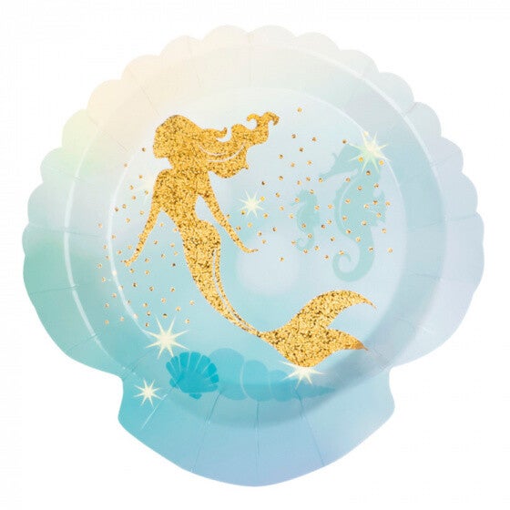 Zeemeermin Papieren  6 stuks