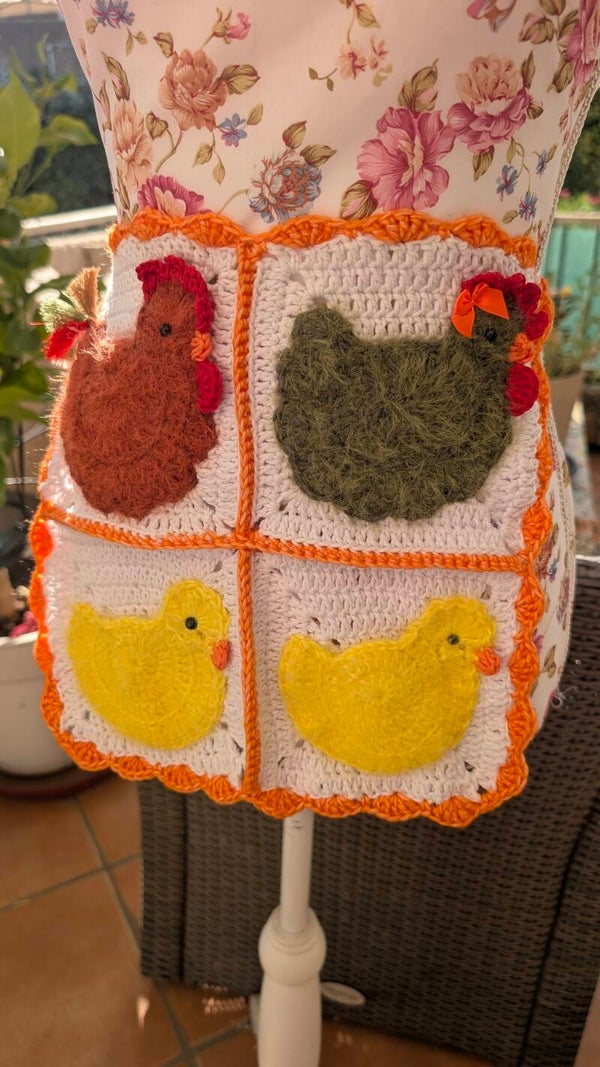 Tablier cocotte famille