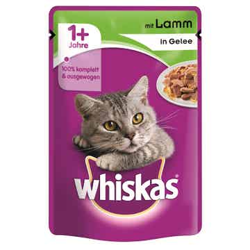 Whiskas Portionsbeutel mit Lamm in Gelee 6 x 100g (11,65€/kg)