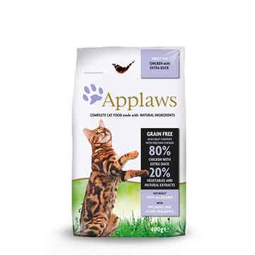 Applaws Cat Trockenfutter Hühnchen mit Ente 6 x 400g (15,83€/kg)