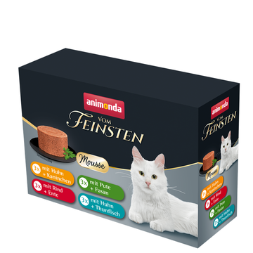 Animonda Cat P.B. vom Feinsten Adult Mousse Vielfalt 12 x 85g (15,68€/kg)